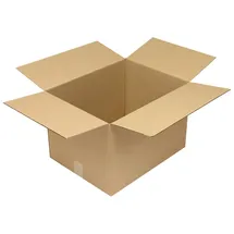 Jungheinrich PROFISHOP Wellpapp-Faltkarton 1-wellig, 450 x 350 x 300 mm, Qual. 1.30 C, braun