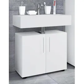 VCM Waschbeckenunterschrank Flandu 60,2 x 50,7 x 29,6 cm Weiß