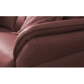 Wohnwert Einzelcouch Leder 1-Sitzer Braun