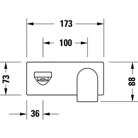 Duravit Tulum Einhandmischer Chrom