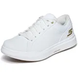 SKECHERS Damen Go Golf Drive 6 Turnschuhe, White/Gold, 41 EU