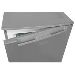 Exquisit Gefrierschrank GS81-040C inoxlook | Tiefkühlschrank klein 87 l Nutzinhalt | 4 Sterne Gefrieren | Gefrierschrank klein