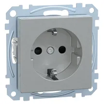 Merten Schuko-Steckdose Aluminium 1 St.