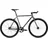 FabricBike Original Fixed Gear Bike, 28 Zoll (71 cm), Fixed Gear Fahrrad, Single Speed, Hi-Ten Stahlrahmen, 10,45 kg (Größe M) (Graphite, L-58 cm)