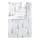 Estella Hedi Floral Eisblau 135 x 200 cm + 80 x 80 cm
