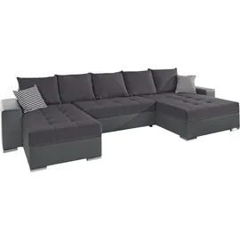Collection AB Wohnlandschaft, mit Bettfunktion, Bettkasten, und links oder rechts montierbarer XXL-Recamiere, inklusive Federkern und Zierkissen