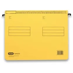Hängehefter Sorte 81, A4, 250g/m2, kfm-/Amtsheftung, gelb
