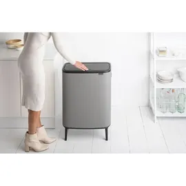 Brabantia Bo Touch Bin Hi 60 l mineral concrete gray