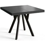 alpimeble Rico 120-220 x 77 x 120 cm schwarz