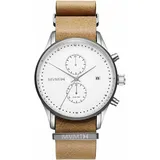 MVMT Voyager Biscayne Leder 42 mm D-MV01-WT