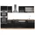 Vicco Küchenzeile R-Line 300 cm Schwarz Hochglanz Eiche