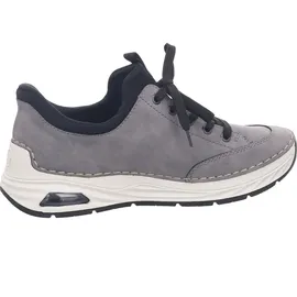 Rieker Damen Sneaker Grau/Schwarz 38
