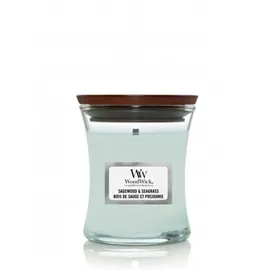 Woodwick Sagewood & Seagrass Duftkerze 275 g