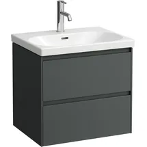 Laufen Waschtischunterschrank 2 Schubladen 58,5 x 51,5 x 44,5 cm Verkehrsgrau
