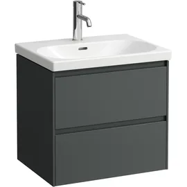 Laufen Waschtischunterschrank 2 Schubladen 58,5 x 51,5 x 44,5 cm Verkehrsgrau