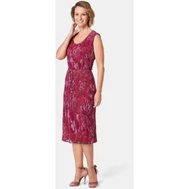 GOLDNER Abendkleid Figur umspielendes Kleid mit feinen Glanzgarnen Rosa 46