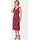GOLDNER Abendkleid Figur umspielendes Kleid mit feinen Glanzgarnen Rosa 46