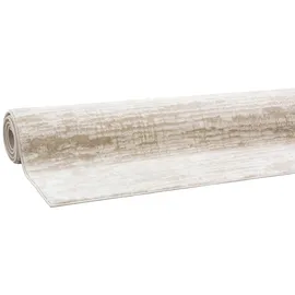 MY HOME Teppich MY HOME "Ariano, dezenter Glanz mit Hoch-Tief-Struktur" Gr. 7, beige, B:240cm H:12mm L:320cm, Kunstfaser, Teppiche, Teppich, Vintage Design, Schrumpf Carving-Effekt, Wohnzimmer, Schlafzimmer, Topseller