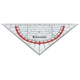 SOENNECKEN Geometriedreieck 1823 Kunststoff rauchgrau