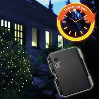 FHS International Lichterkettennetz LED 1,5x1,5 m Weiß