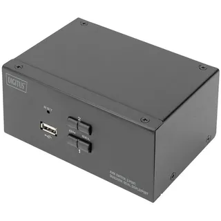 Digitus DS-12862 2 Port KVM-Umschalter DisplayPort® 3840 x 2160 Pixel
