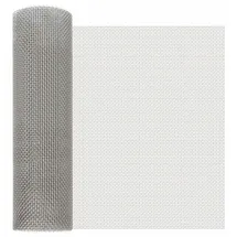 vidaXL Maschendrahtzaun 40 x 200 cm Silber/Edelstahl