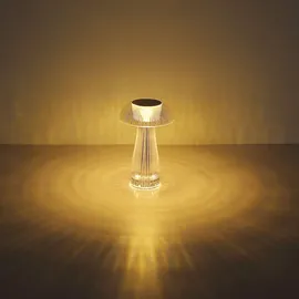 GLOBO LED Tischlampe Silber