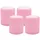 Kopschitz Kerzen Stumpenkerze 4 St. rosa Ø 100 x 120 mm