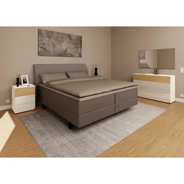 Musterring Boxspringbett 180 x 200 cm H2 Beige