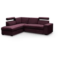 Beautysofa Polstergarnitur Roma Die Lieferung beinhaltet die Lieferung in die Wohnung, (modernes Set Eckgarnitur mit Sessel, Schlaffunktion, Bettkasten, verstellbare Kopfstützen), gepolstertes Ecksofa mit Sessel aus Bonnell-Federn für Wohnzimmer