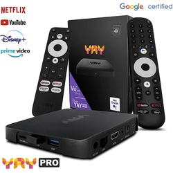 VU+ Streaming-Box VU+ YAY GO PRO Android TV HIGH-END 4K UHD Streaming Box Android 10.0