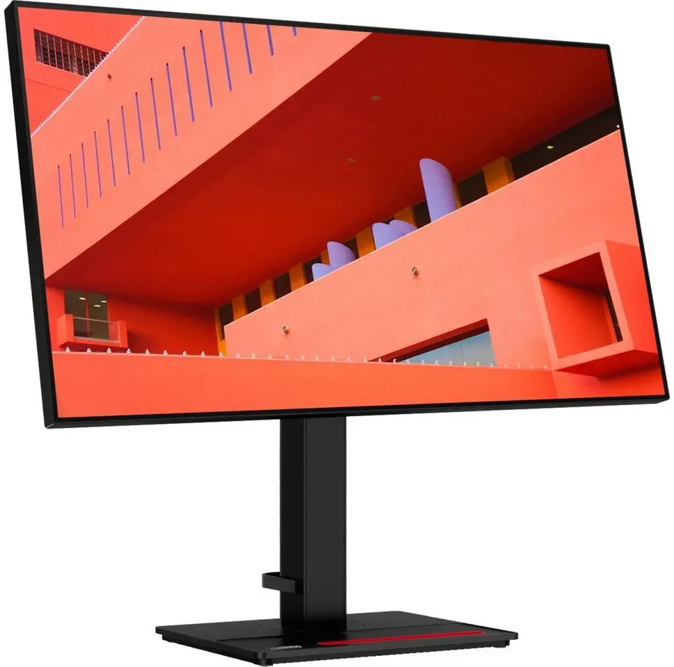 Lenovo Lenovo P27h-20, LED-Monitor, (QHD, IPS, HDMI, LED-Monitor (2560 x 1440 Pixel px) schwarz