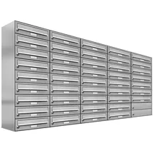 AL Briefkastensysteme AL 43 Fach Edelstahl