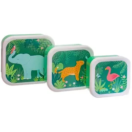 Sass & Belle Jungle Friends Lunchboxen, 3er-Set