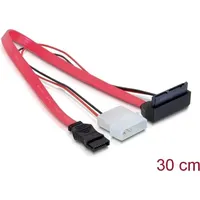 DeLock SATA Cable Micro 0.3m SATA-Kabel 0,3 m Rot