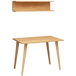Skye Decor, Fluse- FluseMDD, eichenfarbig, Couchtische, 74x80x60 cm, 100% Melaminbeschichtete Partikelplatte