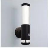 max K O M F O R T Aussenleuchte 232A2-A21-800LED-SET schwarz (Wandleuchte mit Sensor)