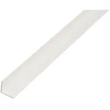 GAH Alberts Alberts Winkelprof. gleichsch., ungelocht L1000x B15x H15x S1, 2mm Kunststoff weiß