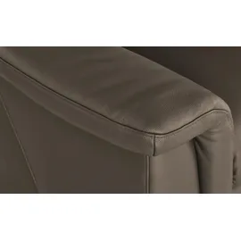 HIMOLLA Sofa Leder 3-Sitzer Braun