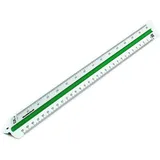 RUMOLD Dreikantmaßstab 150 30cm Architekt 1 Kunststoff Weiß