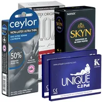 Kondomotheke Kondomotheke® Latexfreie Kondome - 4-Sorten-Pack A 34