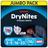 HUGGIES Dry Nites Pyjama Unterhosen Boy 3-5 Jahre, 1er Pack (1 x 16 Stück)