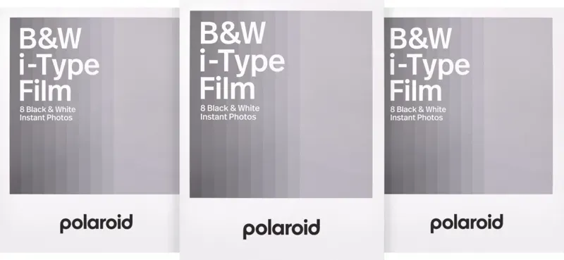 Polaroid B&W Instant Fotopapier i-Type Film (24 Stk.)