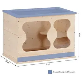Rohrschneider Coco 80 x 52 x 60 cm natur
