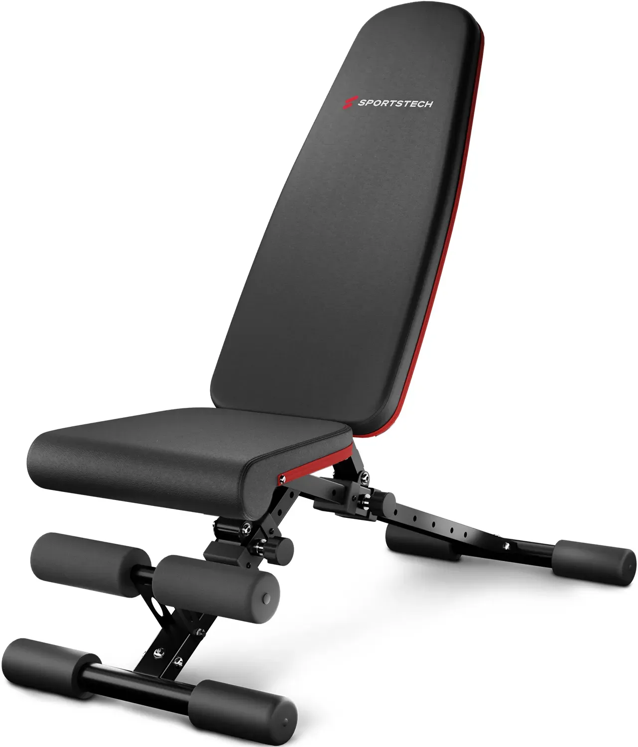 Sportstech Hantelbank BRT400, 3in1 Multifunktionsgerät, mit Anti-Rutsch-Design, ergonomisches Sportkissen