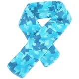 Playshoes Kinder Fleece-Steckschal Winter-Schal, Pfeile, Camouflage" Blau | Gr.: onesize