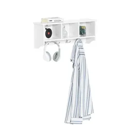 SoBuy Wandgarderobe FRG48 Weiß