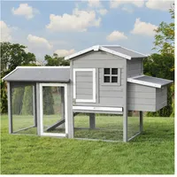 My Animal Hühnerstall MH-21 100 x 80 x 100 cm grau