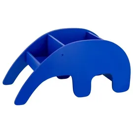REMEMBER Kinderbücherregal Ameisenbär Edgar 67,3 x 30 x 32,3 cm MDF blau