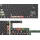 Keychron Keycaps Low Profile LSA Dye-Sub PBT Full Set, Tastenkappensatz, Tastenkappen für mechanische Tastaturen Low-Profile ANSI Layout - (133-Tasten) / New York